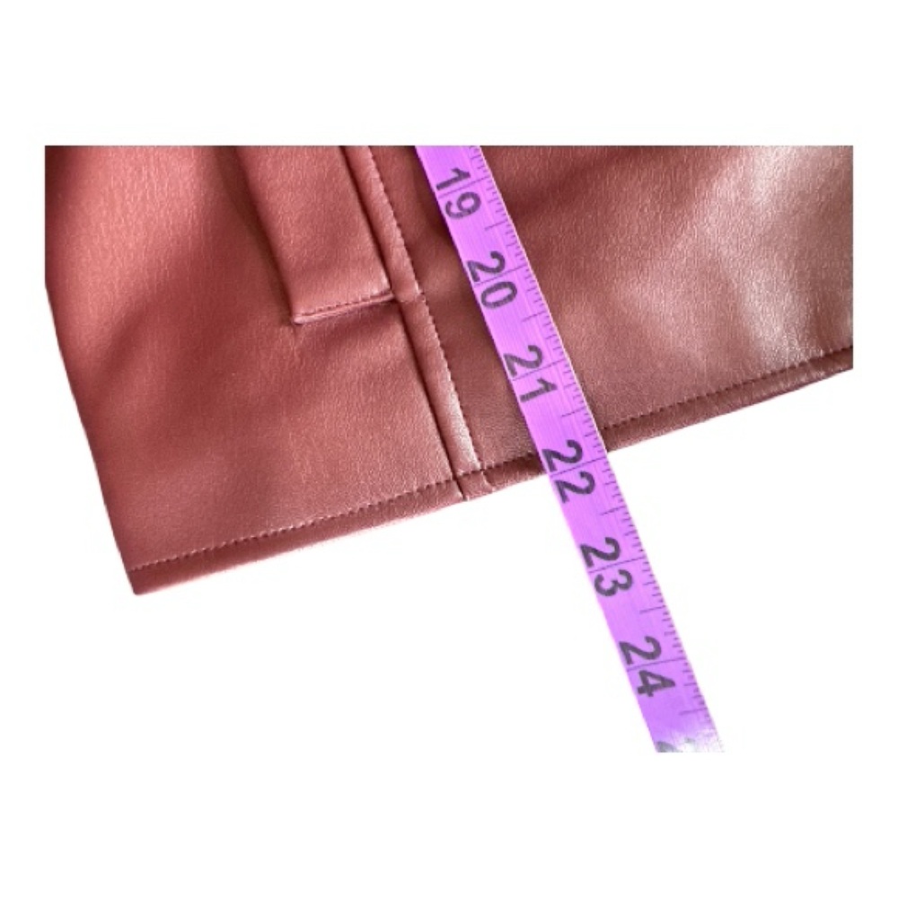INC INTERNATIONAL CONCEPTS Burgundy/Wine Vegan Jacket, Size L. - Picture 11 of 12